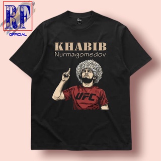 ROUNDคอลูกเรือNeckเสื้อยืด สําหรับผู้หญิง | ขนาดใหญ่ | Khabib NURMAGOMEDOV UFC เสื้อยืด สไตล์วินเทจ สําหรับผู้ชาย ผู้หญิ