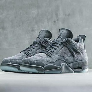 ✾การซื้อ Nike Air Jordan 4 Retro X Kaws Good Basketball