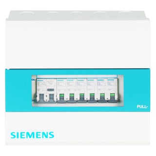 ตู้ไฟฟ้า ตู้คอนซูมเมอร์ยูนิต+ MAIN/RCBO SIEMENS 6 ช่อง 63A เบรกเกอร์ ตู้ไฟ งานระบบไฟฟ้า C-UNIT+ MAIN/RCBO 6 CHANNELS 63A