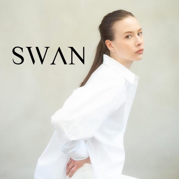 SWAN حلق ماركيز فضة بزركون — صورة 2