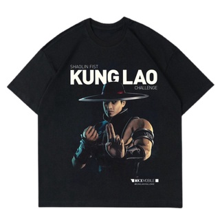 คอตต้อนคอกลมเสื้อยืด | ขนาดใหญ่ | Shaolin FIST KUNG LAO | เสื้อยืด เสื้อผ้า | เสื้อยืด BOOTLEG | เสื้อยืด สําหรับผู้ชาย