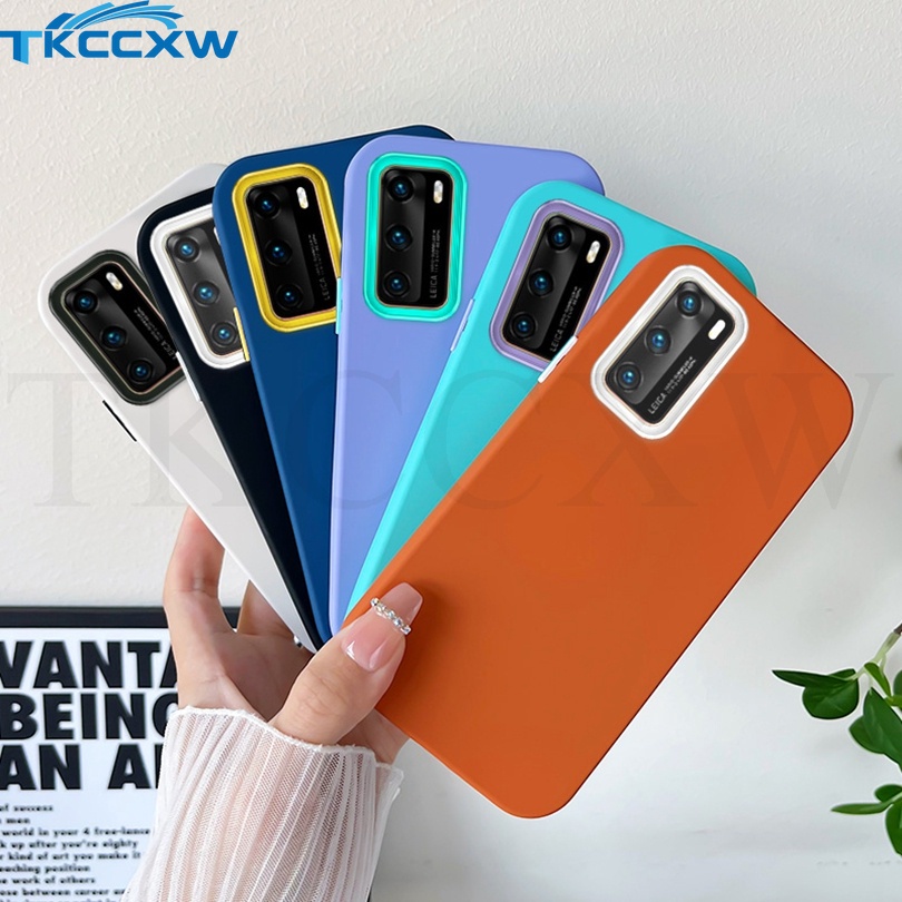 เคสซิลิโคนนิ่ม สีแคนดี้ 3 in 1 กันกระแทก สําหรับ Samsung Galaxy S22 Ultra S22 Plus S21 S20 FE A03 Core A50 A50S A30S