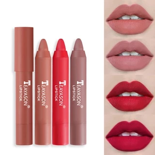 ลิปสติก เนื้อแมตต์กํามะหยี่ 12 สี กันน้ํา ติดทนนาน สีนู้ด ติดบนแก้ว ลิปทินท์ ปากกาแต่งหน้า เครื่องมือแต่งหน้าประจําวัน