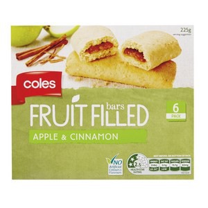 Apple & Cinnamon Fruit Filled Bars 6 Pack (2pcs)