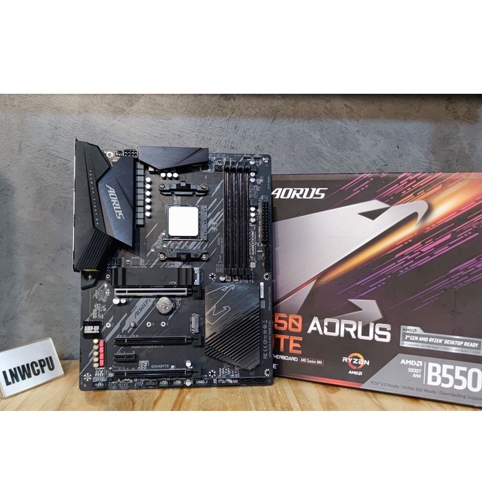 CPU Ryzen 7 3800X + เมนบอร์ด B550 Aorus Elite