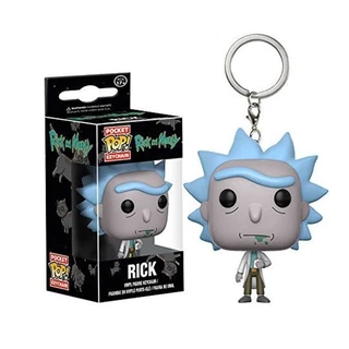 Funko pop Rick Morty พวงกุญแจ Rick และ Morty พวงกุญแจปริมณฑล Rick Morty