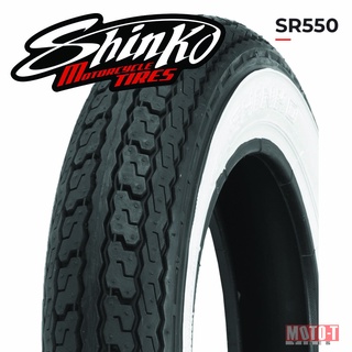 ยางขอบขาว Vespa ยี่ห้อ shinko SR550