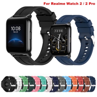 22MM Silicone Strap Watchband For Realme Watch 2 / 2 Pro Smart Watch Band for Realme watch S / S Pro Bracelet Wristband