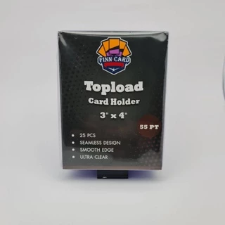Finncard Topload Premium แบบแบ่งขายเป็นใบ ท็อปโหลด มี6ขนาด คือ 35/55/75/100/130และ180pt คุณภาพดี ราคาไม่แพง TL