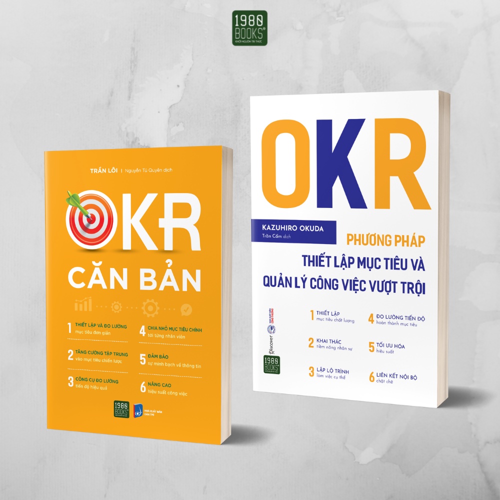 หนังสือ - Combo หนังสือ OKR พื้นฐาน + OKR 2 เล่ม