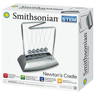 [ใช้ 2 โค้ดลดเพิ่ม] Smithsonian ของเล่นวิทยาศาสตร์ Newtons Cradle