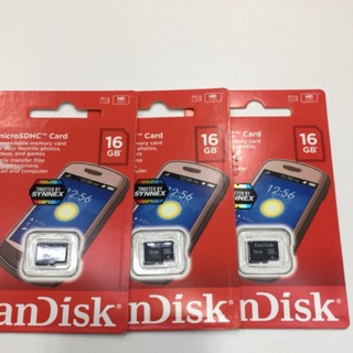 SANDISK MICRO SD CARD 16GB  32GB SANDISKของแท้แน่นอนค่ะClass 4ค่ะ