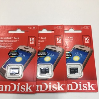 SANDISK MICRO SD CARD 16GB  32GB SANDISKของแท้แน่นอนค่ะClass 4ค่ะ