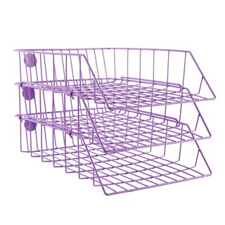 ตะกร้าลวด 78 3ชั้น สีม่วง ONE/Wire Basket 78 3-Tier Purple ONE