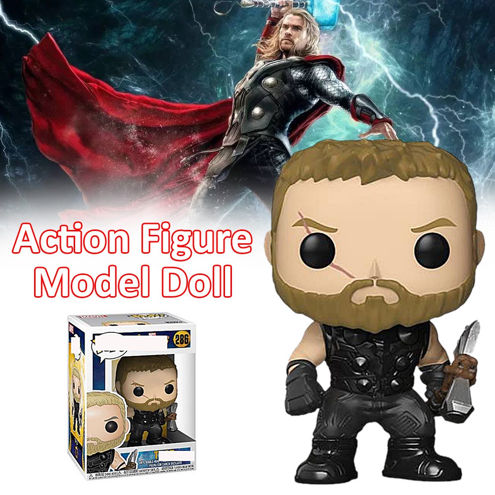 FUNKO ฟังโก้ป๊อป! Avengers: Infinity War Thor Action Figure Collection ของเล่นตุ๊กตาโมเดล