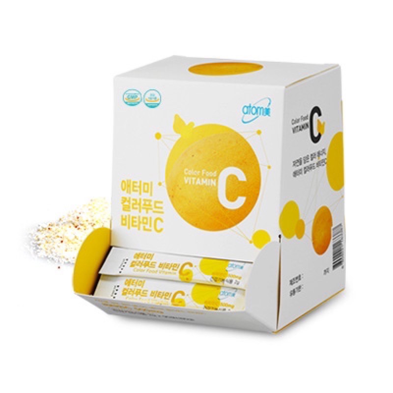 วิตามินซีอาหารเสริม Atomy Vitamin C ชนิดผง สกัดจาก Color Food 7 ชนิด