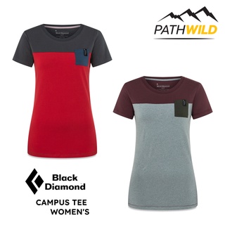 เสื้อยืดผ้าฝ้ายออร์แกนิก BLACK DIAMOND WOMENS CAMPUS TEE