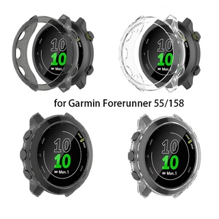 เคสนาฬิกาข้อมือ TPU แบบนิ่ม แบบใส สําหรับ Garmin Forerunner 55 158