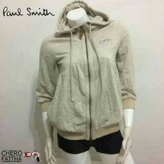 Crft866 เสื้อแจ็กเก็ต มีฮู้ด มีซิป ลาย paul smith paul x