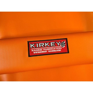 [โค้ดAKER381ลดซ้ำ15%]ผ้าเบาะโซนิคสีส้ม ปัก KIREY