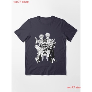 2022 Kou, Teru, And Hanako Manga Cap Essential T-Shirt ผู้หญิง ดพิมพ์ลาย เสื้อยืดผ้าฝ้าย คอกลม cotton แฟชั่น discount Un