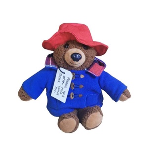 Cute Paddington Bear Plush Toy Keychain Commemorative Queen Elizabeth II Doll Gift
