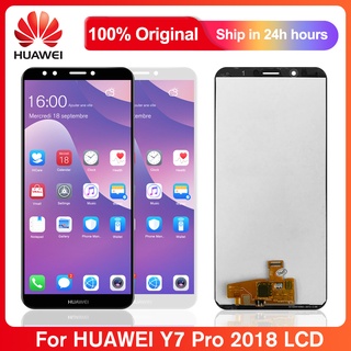 อะไหล่หน้าจอสัมผัสดิจิทัล LCD 5.99 นิ้ว สําหรับ Huawei Y7 2018 Y7 Prime 2018 Y7 Pro 2018 NOVA 2 Lite LND L22 LX2 L21