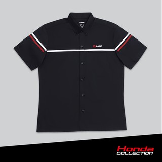 [Collection 2020] Honda H2C เสื้อเชิ้ตฮอนด้าแขนสั้น H2C ผู้หญิง สีดำ