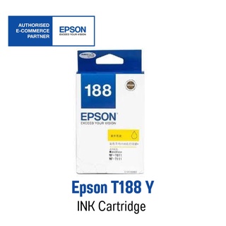 Epson 188 Y 🌟 Original Ink Cartridge 🌟 หมึกแท้สีเหลือง 🟨