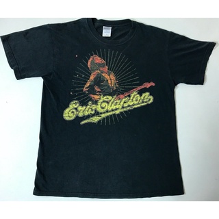 เสื้อยืดผ้าฝ้าย พิมพ์ลายกีตาร์ร็อคบลูส์ Eric Clapton Australia Tour M 2006 COdpgh47BEjoie71 สไตล์วินเทจ