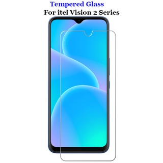 ฟิล์มกระจกนิรภัยกันรอยหน้าจอ 9H 2.5D พรีเมี่ยม สําหรับ itel Vision 2 2s Plus