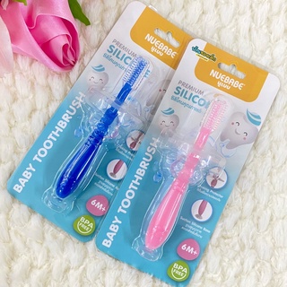 Nuebabe แปรงสีฟันซิลิโคน Baby Toothbrush รุ่น BA0028