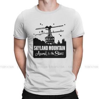 [S-5XL]เสื้อยืดผ้าฝ้าย พิมพ์ลายกราฟฟิคภูเขา The X Files Skyland สไตล์วินเทจ แฟชั่นฤดูร้อน สําหรับผู้ชาย