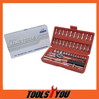 ประแจบล็อก EURO KING TOOLS 46ชิ้น