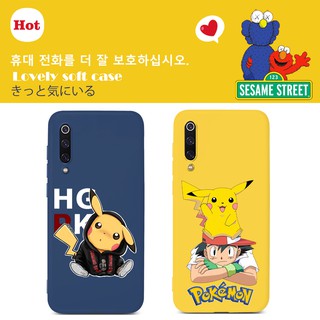 เคสโทรศัพท์สำหรับ Xiaomi Mi 10 9 8 9T Note10 A3 CC9E CC9 Pro Lite Youth Mi10 Mi9 Mi8 Explorer Note 10 A3 Lite Pocophone F1 X2 F2 Pro Case Pikachu Lovely Design Soft TPU Covers