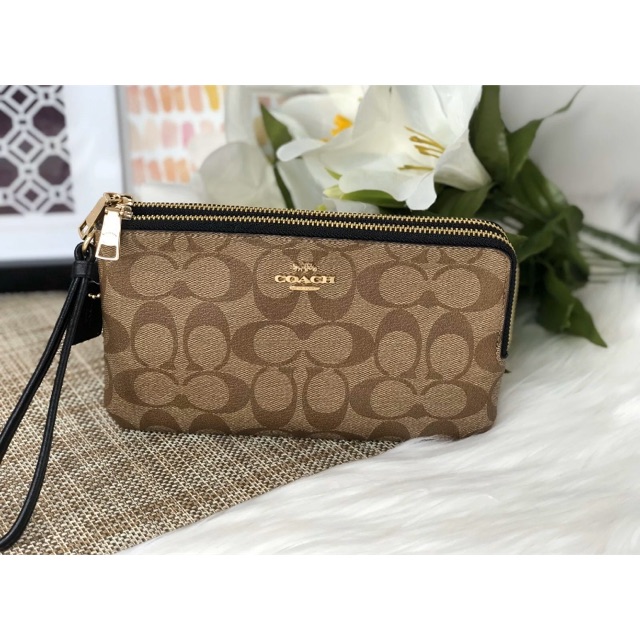 COACH 2 ซิป ไซส์ L แท้‼️มีของแถม‼️