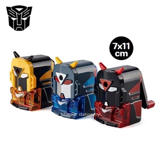 เครื่องเหลาดินสอแกนเหล็กตั้งโต๊ะ ทรานสฟอร์มเมอร์ transformer ขนาด 7x11 ซม.พร้อมขาล็อค กบเหลาหุ่นยนต์ (Pencil sharpener)