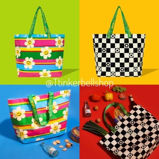 (พร้อมส่ง) wiggle wiggle Tarpaulin bag กระเป๋าพลาสติก กระเป๋าshopping ถุงพลาสติก