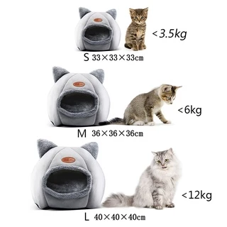 🐕COD🐈 บ้านแมว ที่นอนแมว M/L/XL Cat House ที่นอนสัตว์เลี้ยง กันลื่น อุปกรณ์สำหรับสุนัขแมว