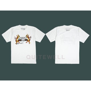 เสื้อยืดโอเวอร์ไซส์QW_T_82-2 PUT WHITE ขาวS-3XL