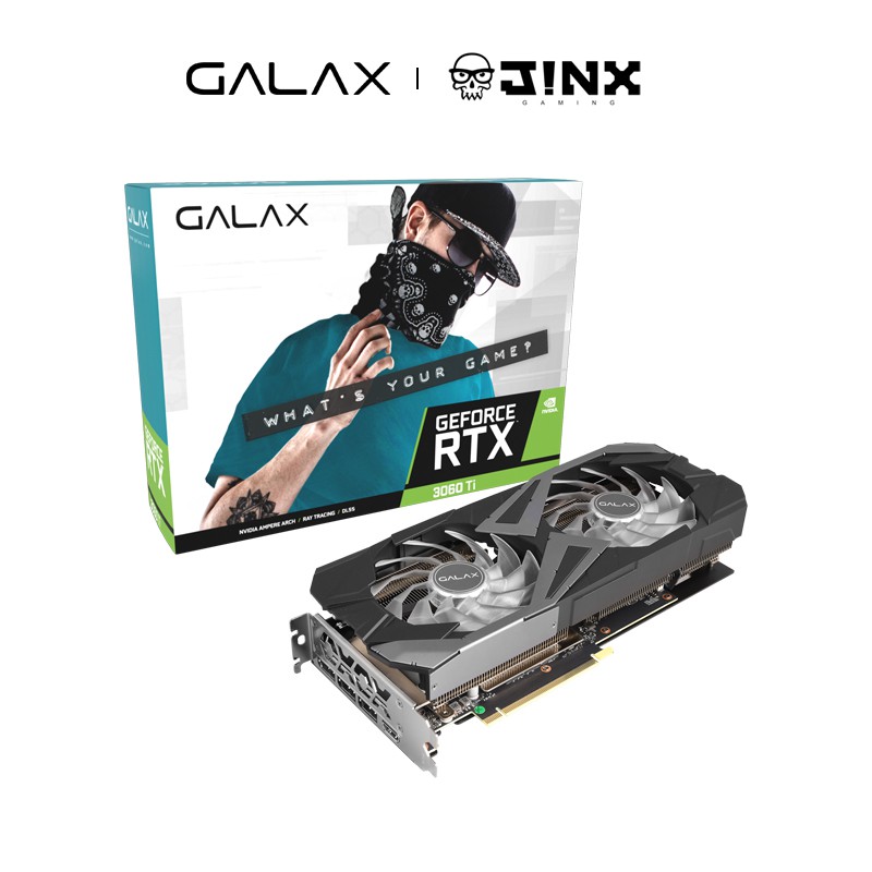 GALAX GeForce RTX 3060 Ti EX (1-Click OC) ประกันศูนย์ 3 ปี