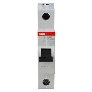 เซอร์กิตเบรกเกอร์ ABB SH201-C40 40A 1P CIRCUIT BREAKER