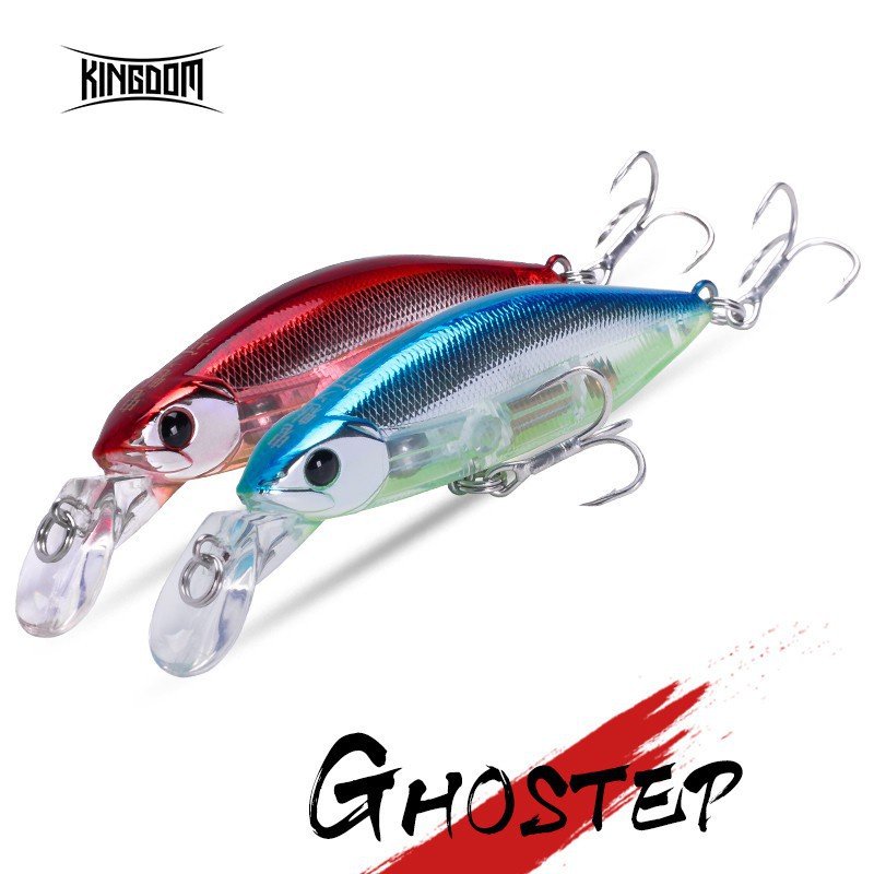 Kingdom Minnow ชุดเหยื่อตกปลา แบบสั่นสะเทือน 55 มม. 7 กรัม 70 มม. 12 กรัม
