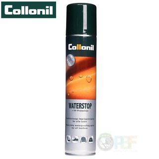 COLLONIL Water stop Spray ขนาด 200 มล สเ่ปรย์กันน้ำ ฝุ่น รังสียูวี และเชื้อรา สำหรับหนังเรียบ หนังสังเคราะห์ หนังแคนวาส