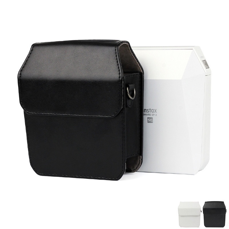℡■◆PU Leather Case Bag for Fuji Instax Share SP 3 Smartphone Printer Protector Pouch Shoulder Bag