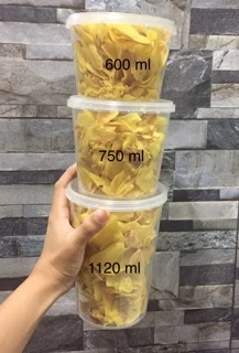 กระปุกฝาล็อค 160,210,265,335,400,600,750,1120 กระปุกฝาเซฟตี้ กระปุกน้ำพริก กระปุกพลาสติก[25ใบ]