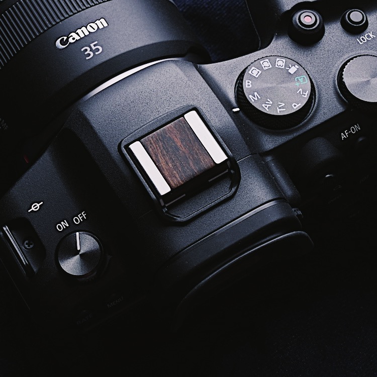 King ต้นฉบับCanon wooden Hot Shoe COVER Canon EOS R5 R6กล้องดิจิตอลเต็ม