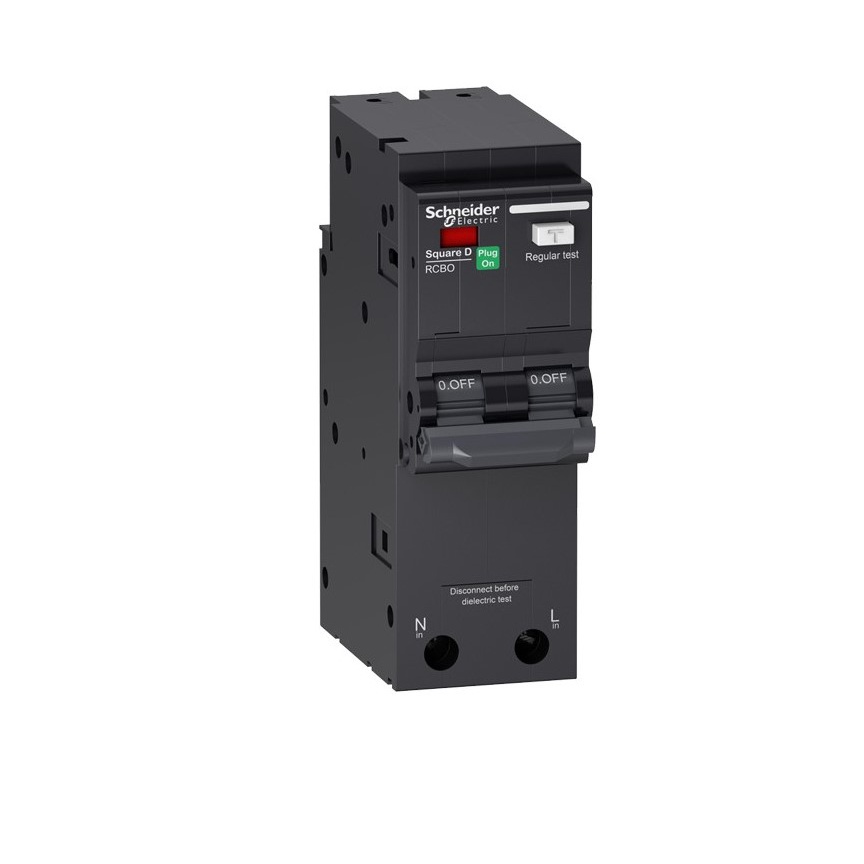 เมนกันดูด Schneider RCBO 2P 10Ka ขนาด 50A