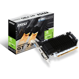 MSI NVIDIA GT730 Low Profile Graphics Card Passive Clock 2GB 902MHz Mem 1600MHz 64-bit DDR3 # GT 730