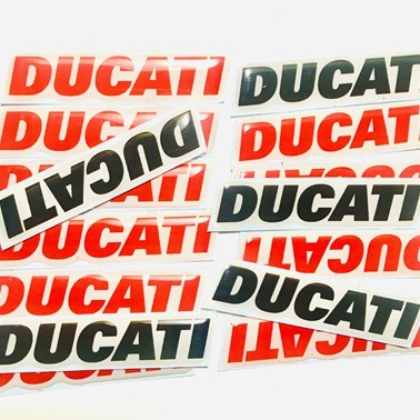 DUCATI สติ๊กเกอร์ 3D ยืดหยุ่นนูน